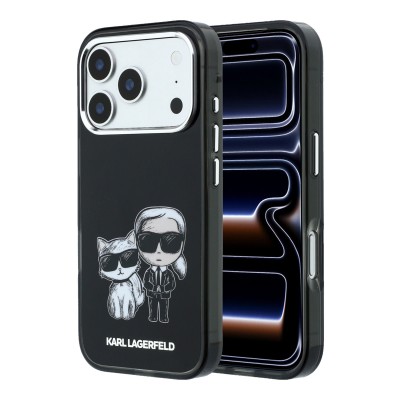 Funda Karl Lagerfeld MagSafe IML Sketch iPhone 18 Pro Max/17 Pro Max Negro